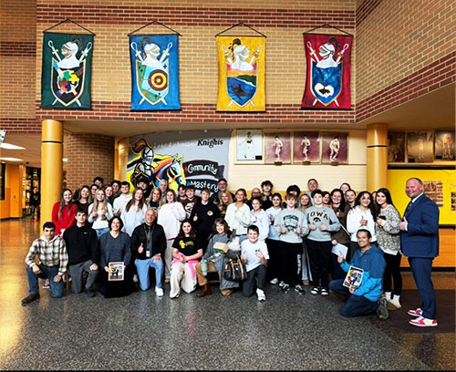 Students of the Month for November 2025 - group photo