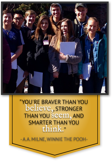 You're braver than you believe, stronger than you seem, and smarter than you think. - A. A. Milne Winnie the Pooh