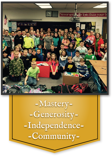 Mastery, Generosity, Independence, Community