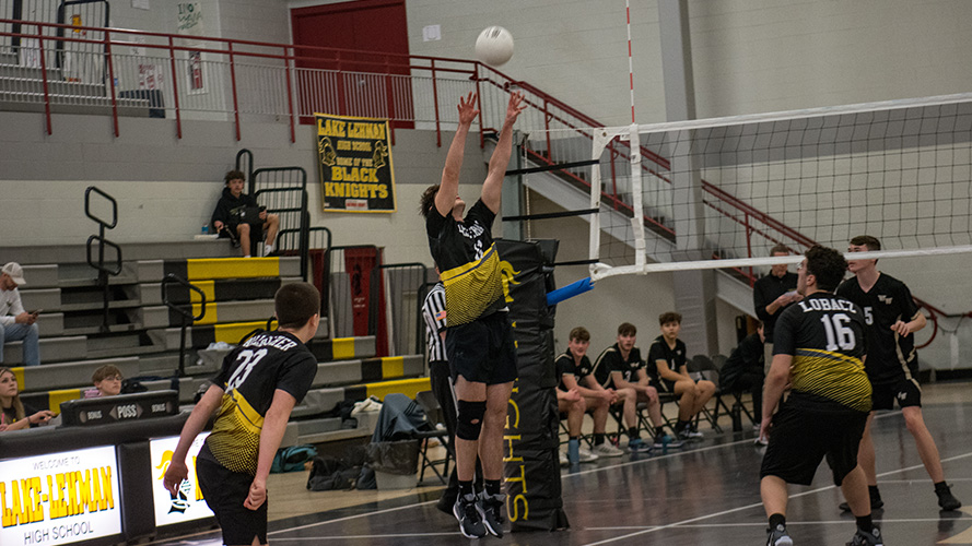 Boys volleyball game
